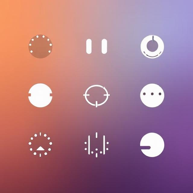 A series of minimalist icons for Echo Soundscapes app
